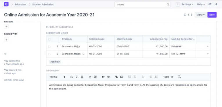 ERP Fast Track  Display