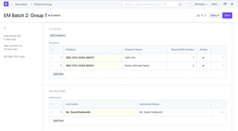 ERP Fast Track  Display