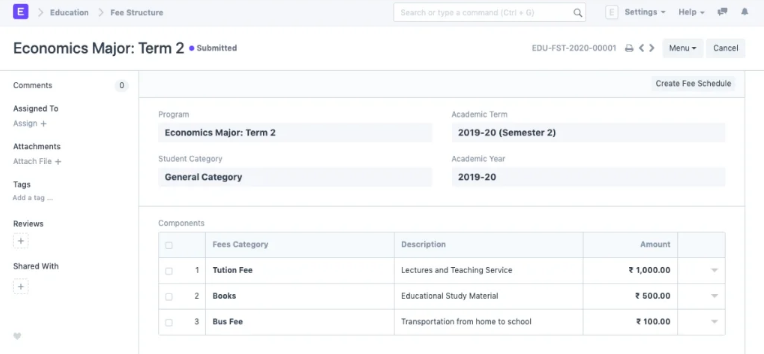 ERP Fast Track  Display