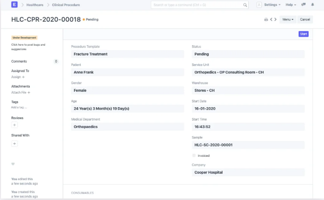 ERP Fast Track  Display
