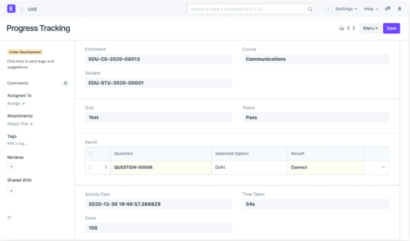ERP Fast Track  Display