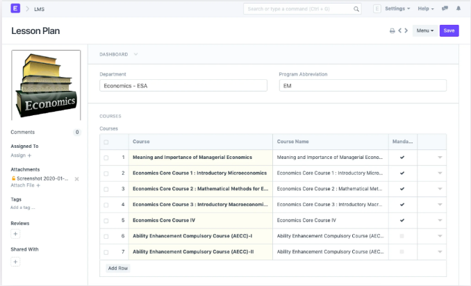 ERP Fast Track  Display