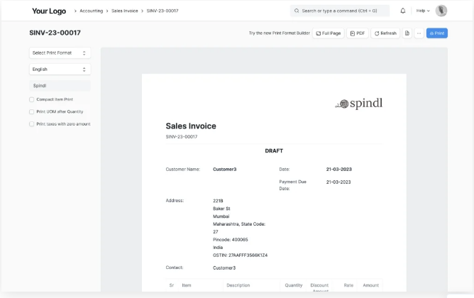 ERP Fast Track  Display